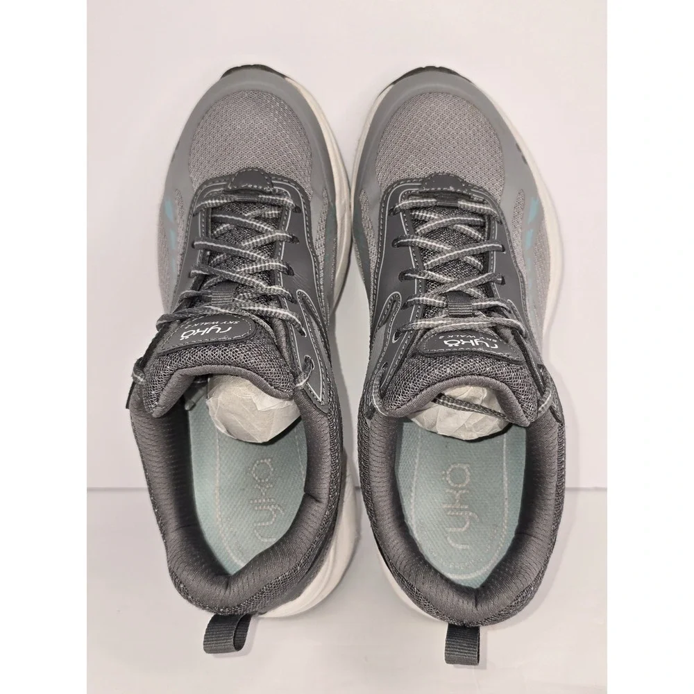 Ryka Women's Sky Walk 2 Sneakers QT Gray Hiking Lace Up Outdoors SZ 7.5 EUC - Picture 3 of 8